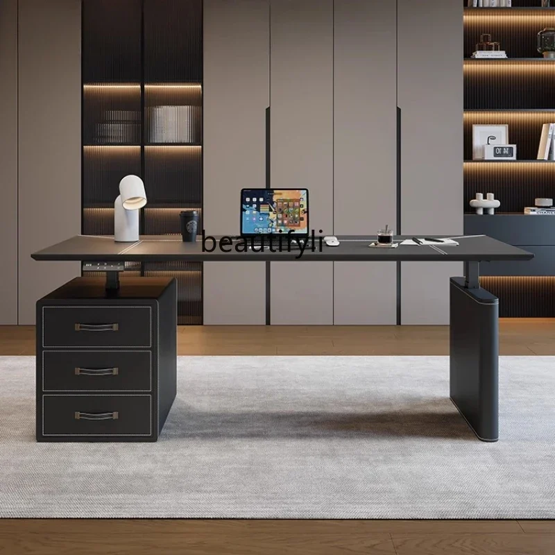 Electric Lifting Computer Desk Home Desktop Standing with Storage Cabinet Bedroom Office Desk
Electric Lifting Computer Desk Home Desktop Standing with Storage Cabinet Bedroom Office Desk