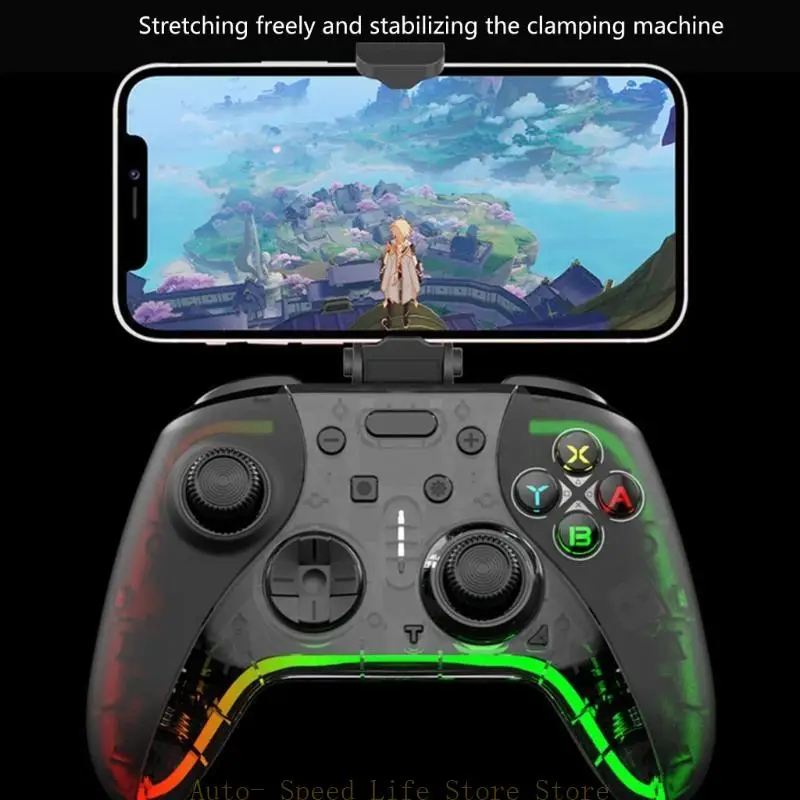 02DA Gaming Controller RGB Bluetooth-compatible Wire Wireless Gamepad Hall Triggers
02DA Gaming Controller RGB Bluetooth-compatible Wire Wireless Gamepad Hall Triggers