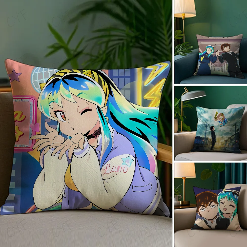 Urusei Yatsura Anime Game Pillow Case Anti-dustmite Pillowcase Invisible zipper silky short plush Sofa cushion cover
Urusei Yatsura Anime Game Pillow Case Anti-dustmite Pillowcase Invisible zipper silky short plush Sofa cushion cover
