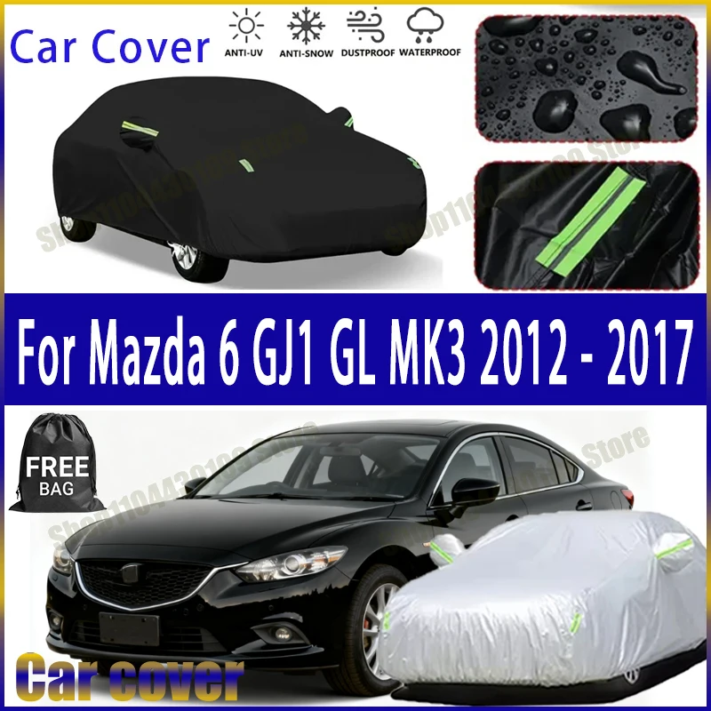Чехлы для автомобилей Mazda 6 GJ1 GL MK3 2012-2017 с отражающей полосой, защита от коррозии, солнца, дождя, снега, ветра, пыли и УФ-излучения
Чехлы для автомобилей Mazda 6 GJ1 GL MK3 2012-2017 с отражающей полосой, защита от коррозии, солнца, дождя, снега, ветра, пыли и УФ-излучения