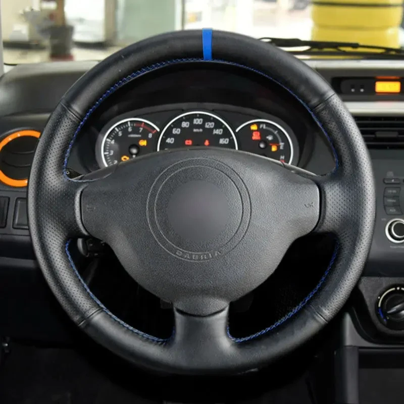 For Peugeot 207 Expert Partner For Citroen Berlingo Jumpy 2009-2016 Car Steering Wheel Cover Trim Black Leather with blue strip
For Peugeot 207 Expert Partner For Citroen Berlingo Jumpy 2009-2016 Car Steering Wheel Cover Trim Black Leather with blue strip