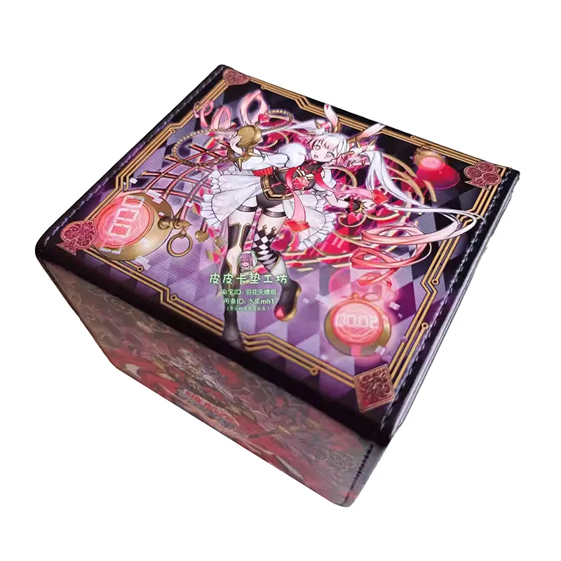 Yu-Gi-OH! Maliss Hearts Crypter DIY Large Capacity Leather Card Box Anime Game Collection Card Storage Box 10.2*9.5*8.2cm
Yu-Gi-OH! Maliss Hearts Crypter DIY Large Capacity Leather Card Box Anime Game Collection Card Storage Box 10.2*9.5*8.2cm