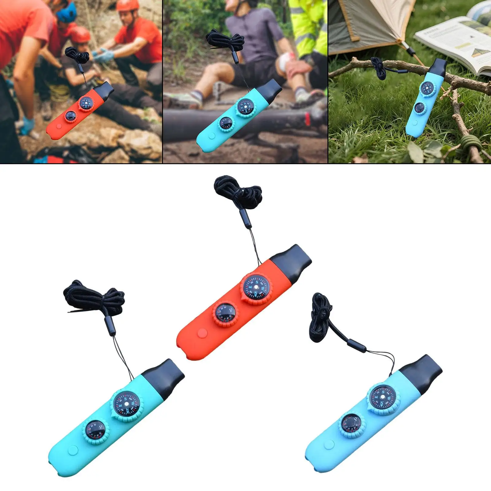 Multi Tool Camping Survival Whistle with Storage Room Thermometer and Magnifier for Hiking Fishing
Multi Tool Camping Survival Whistle with Storage Room Thermometer and Magnifier for Hiking Fishing