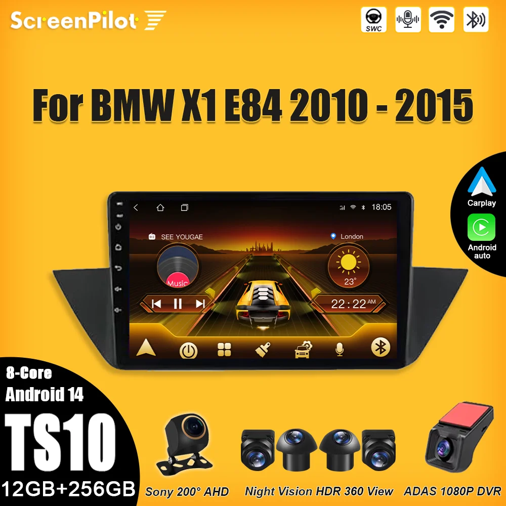 Android 15 For BMW X1 E84 2010 - 2015 Car Radio Multimedia Video Player Intelligent System Carplay Touch Screen 8 Core Wifi 5G 
Android 15 For BMW X1 E84 2010 - 2015 Car Radio Multimedia Video Player Intelligent System Carplay Touch Screen 8 Core Wifi 5G