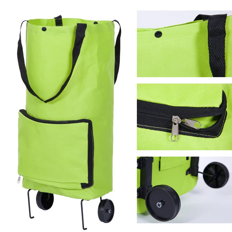 Foldable Oxford Cloth Trolley Bag Shopping Cart-Style Household Trolley Shopping Bag Folding Tug
Foldable Oxford Cloth Trolley Bag Shopping Cart-Style Household Trolley Shopping Bag Folding Tug