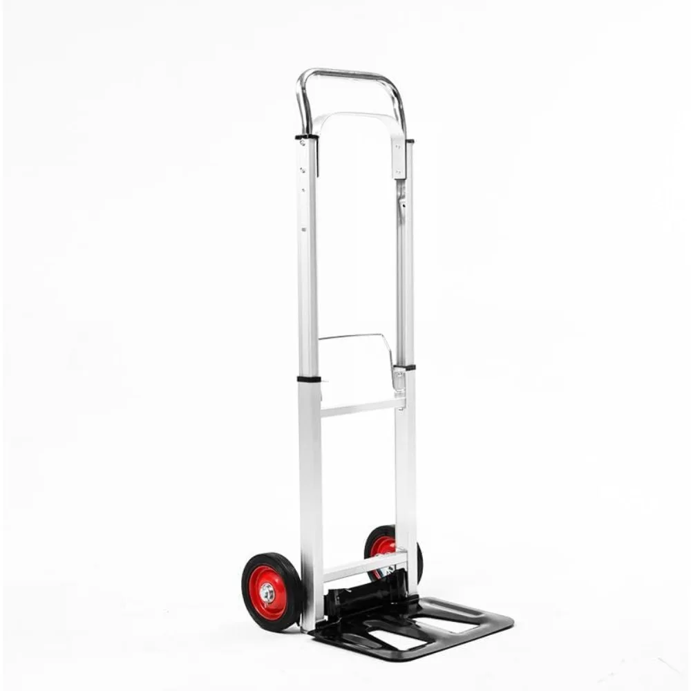 Hand Truck Aluminum Foldable Hand Cart with 6" Wheels 220 lbs Capacity, ERGONOMICALLY DESIGNED, PORTABLE
Hand Truck Aluminum Foldable Hand Cart with 6" Wheels 220 lbs Capacity, ERGONOMICALLY DESIGNED, PORTABLE
