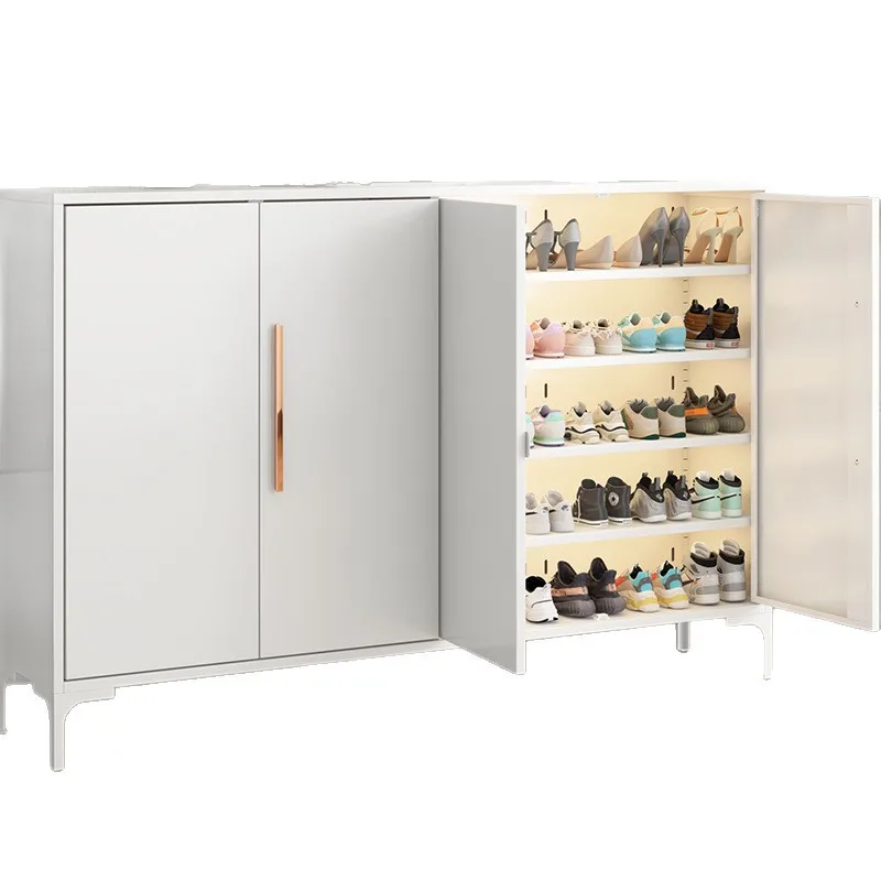 Steel iron door shoe cabinet, domestic door outer corridor entrance entrance iron storage cabinet, integrated against the wall
Steel iron door shoe cabinet, domestic door outer corridor entrance entrance iron storage cabinet, integrated against the wall