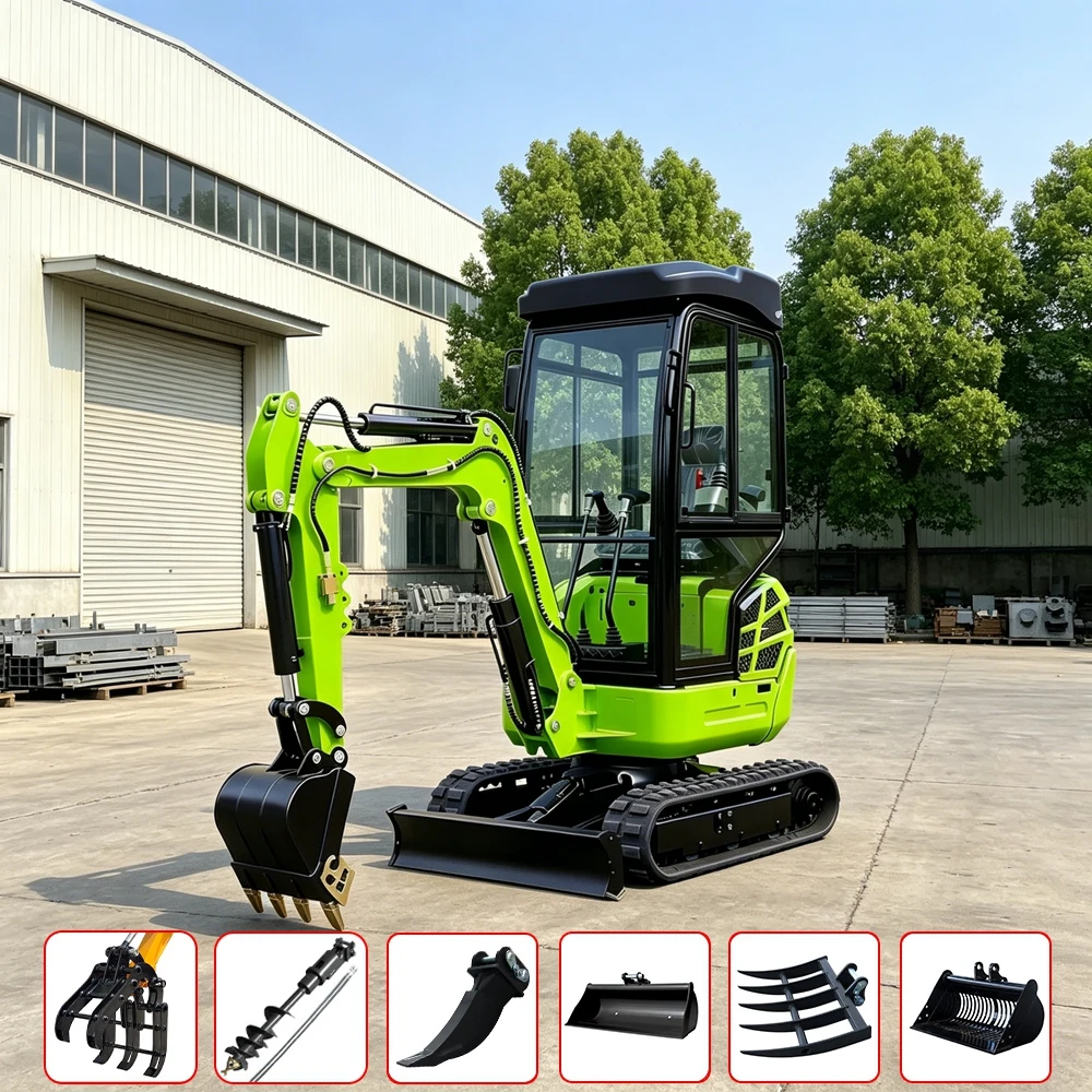0.8Ton Mini Excavator Construction 1.2Ton 1.5Ton 2.5Ton Kubota engine Crawler Adjustable Energy Saving Farm Trenching
0.8Ton Mini Excavator Construction 1.2Ton 1.5Ton 2.5Ton Kubota engine Crawler Adjustable Energy Saving Farm Trenching