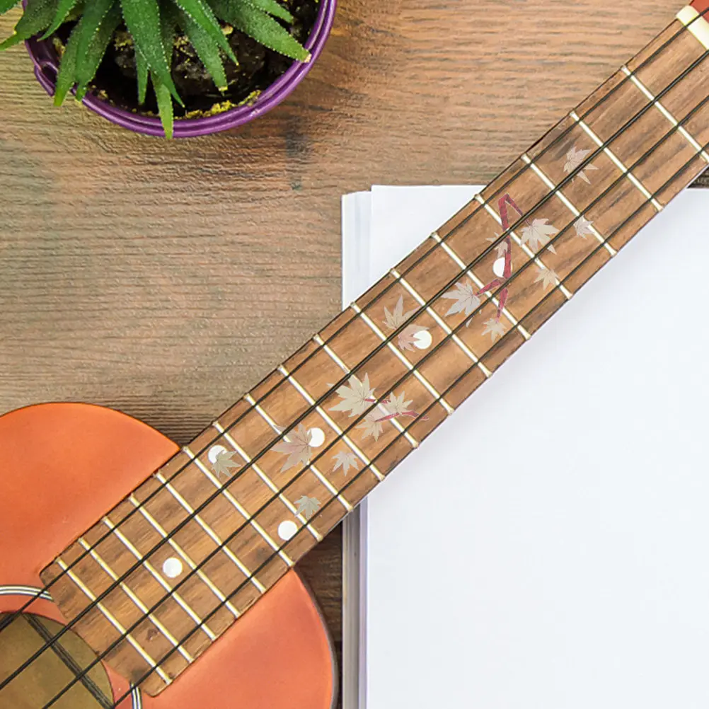 2 Sheets Guitar Sticker Decals Self Adhesive Paper Decorative Patches for Guitar Fretboard Fingerboard Electric Acoustic
2 Sheets Guitar Sticker Decals Self Adhesive Paper Decorative Patches for Guitar Fretboard Fingerboard Electric Acoustic