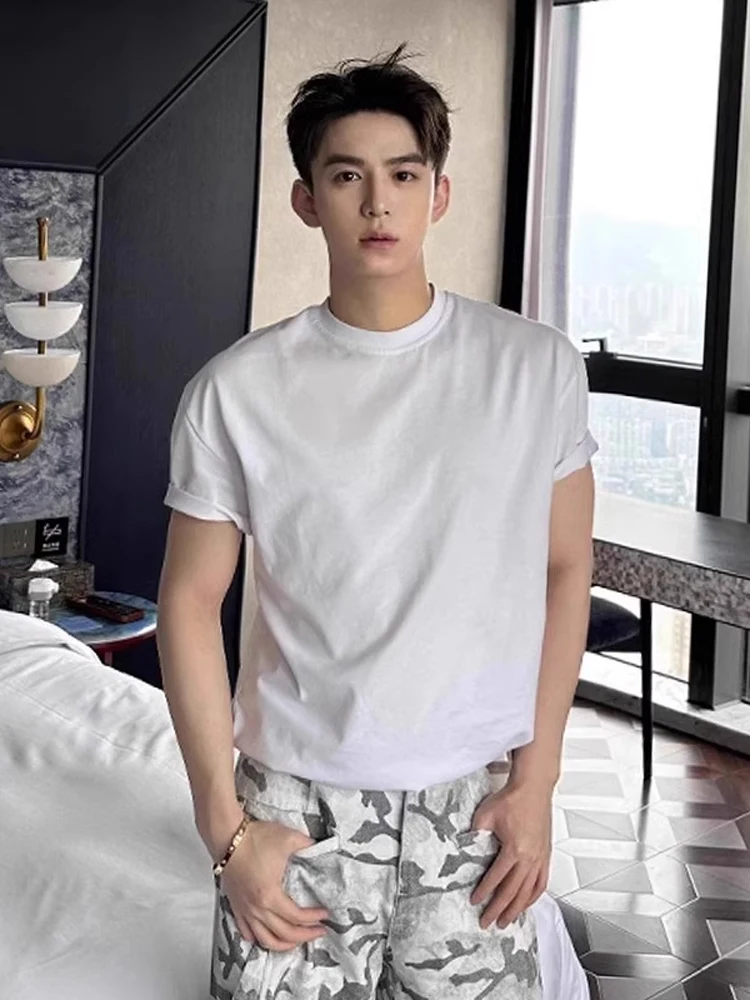 White Summer Cool Feeling ort Sve Men's T-irt Fitn Sport American Sle f Sve round Ne oulder T-irt 
White Summer Cool Feeling ort Sve Men's T-irt Fitn Sport American Sle f Sve round Ne oulder T-irt