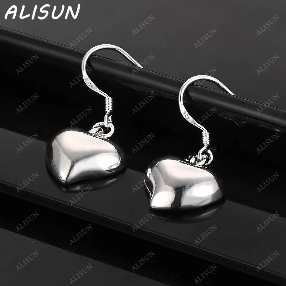 ALISUN серьги-сердечки из стерлингового серебра 925 пробы, серьги-капли для женщин, подарки для творчества, уличные универсальные вечерние и повседневная одежда 
ALISUN серьги-сердечки из стерлингового серебра 925 пробы, серьги-капли для женщин, подарки для творчества, уличные универсальные вечерние и повседневная одежда