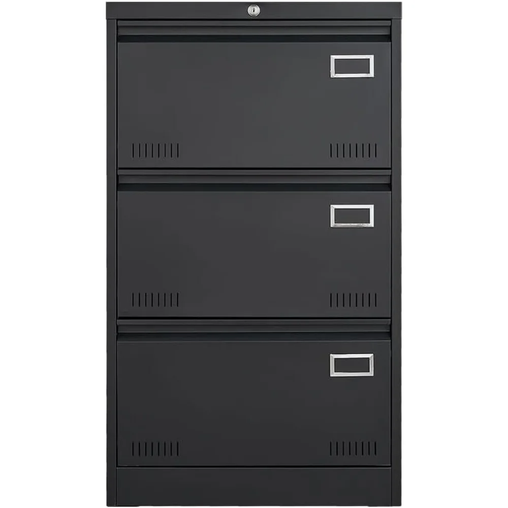 Three Drawer Lateral File Cabinet with Lock and Adjustable Hanging Rod for Home Office Storage
Three Drawer Lateral File Cabinet with Lock and Adjustable Hanging Rod for Home Office Storage