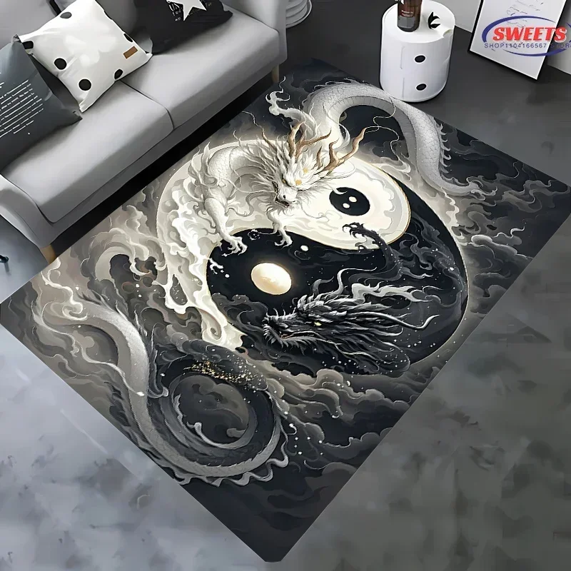 3D Printed Dragon Design Area Rug Anti-Slip Carpet for Living Room Bedroom Office Durable Washable Floor Mat Home Decor
3D Printed Dragon Design Area Rug Anti-Slip Carpet for Living Room Bedroom Office Durable Washable Floor Mat Home Decor