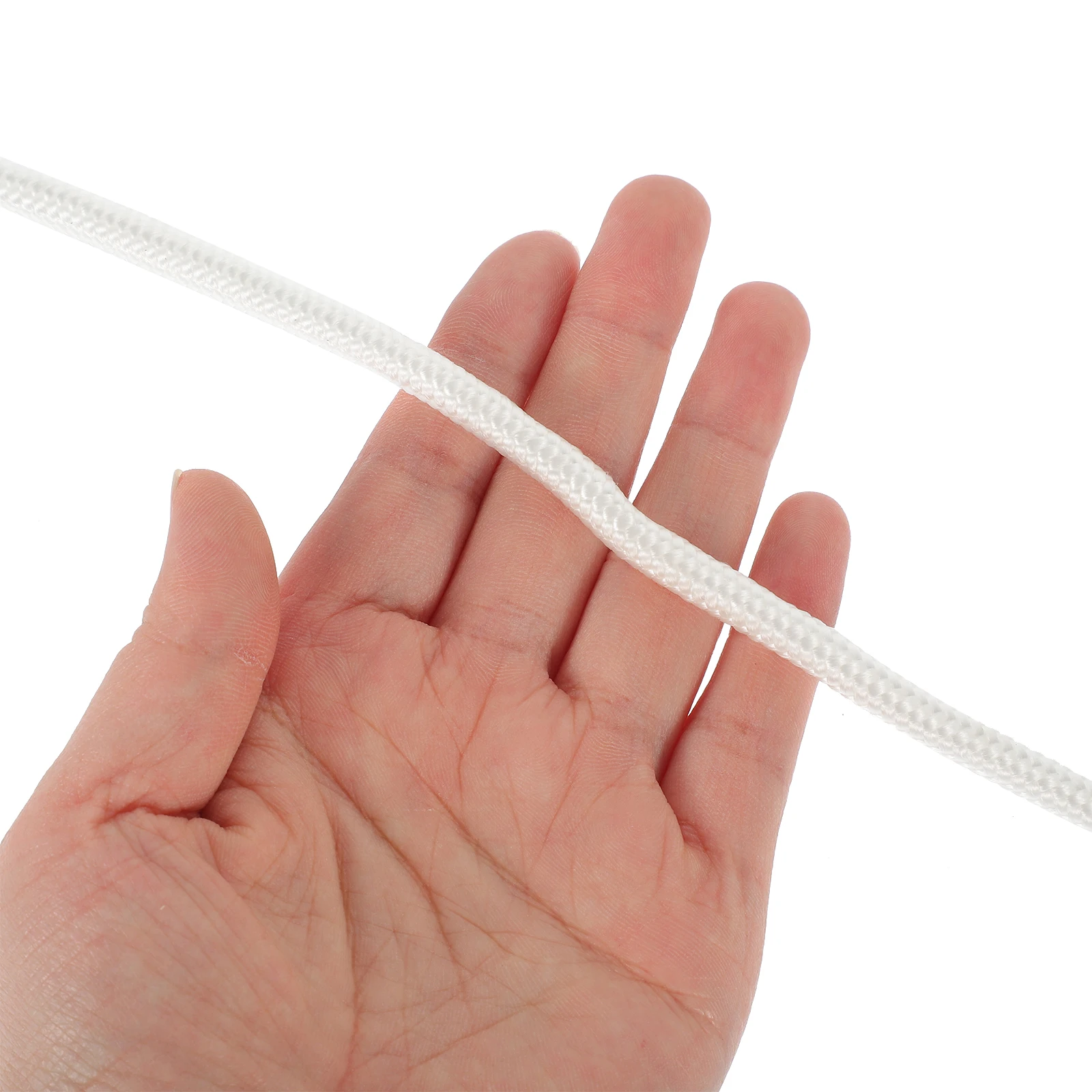 30M 6Mm Braided Nylon Rope Weather Resistant Strong Durable Camping Outdoor Sports Clothesline Hiking Survival Gear White
30M 6Mm Braided Nylon Rope Weather Resistant Strong Durable Camping Outdoor Sports Clothesline Hiking Survival Gear White