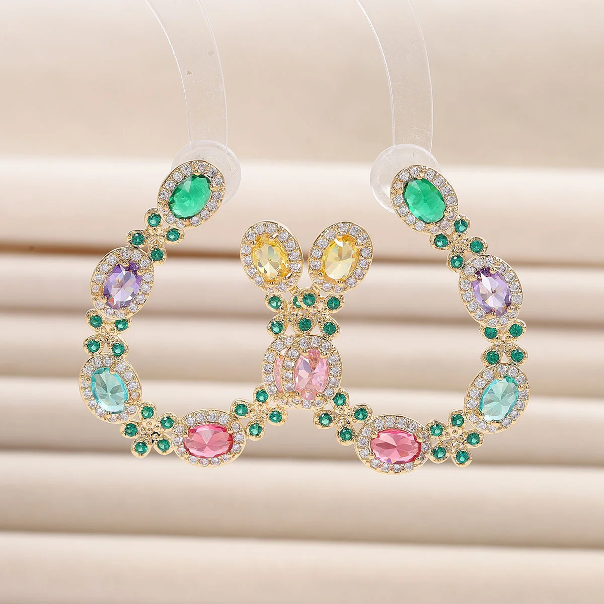 925 Silver Needle Luxury Multicolor Gemstone C-shape Stud Earrings, Elegant Party Statement Jewelry Gift for Women
925 Silver Needle Luxury Multicolor Gemstone C-shape Stud Earrings, Elegant Party Statement Jewelry Gift for Women