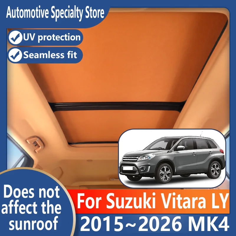 For Suzuki Vitara LY 2015~2026 Car Panoramic Sunroof Insulation Roof Visor Electrostatic Adsorption Suede Fabric Sun Protection
For Suzuki Vitara LY 2015~2026 Car Panoramic Sunroof Insulation Roof Visor Electrostatic Adsorption Suede Fabric Sun Protection
