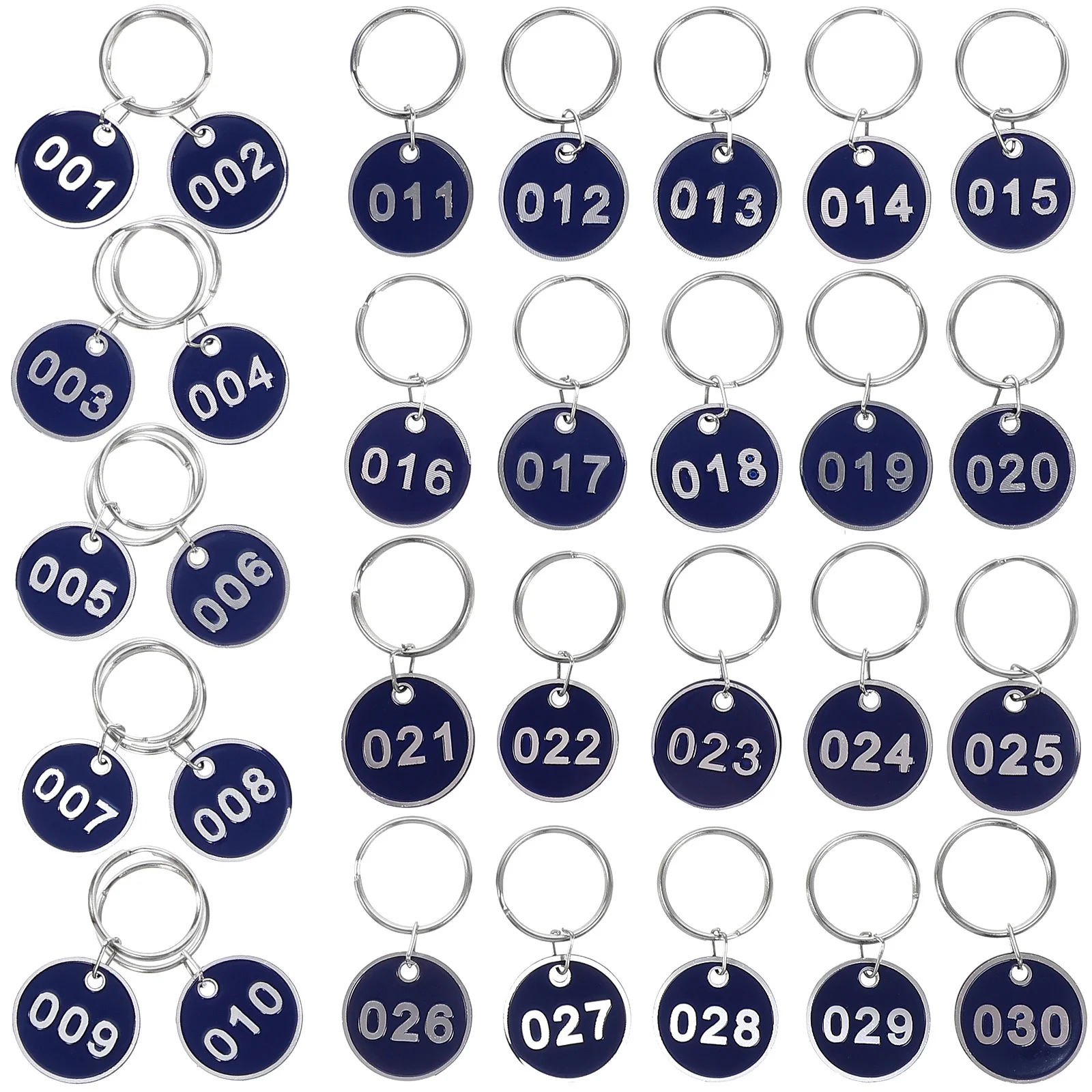 30Pcs Round Number Tags Keychain Labels Sturdy Key Identification Tags for Marking Hanging Portable Number Labels for Home
30Pcs Round Number Tags Keychain Labels Sturdy Key Identification Tags for Marking Hanging Portable Number Labels for Home