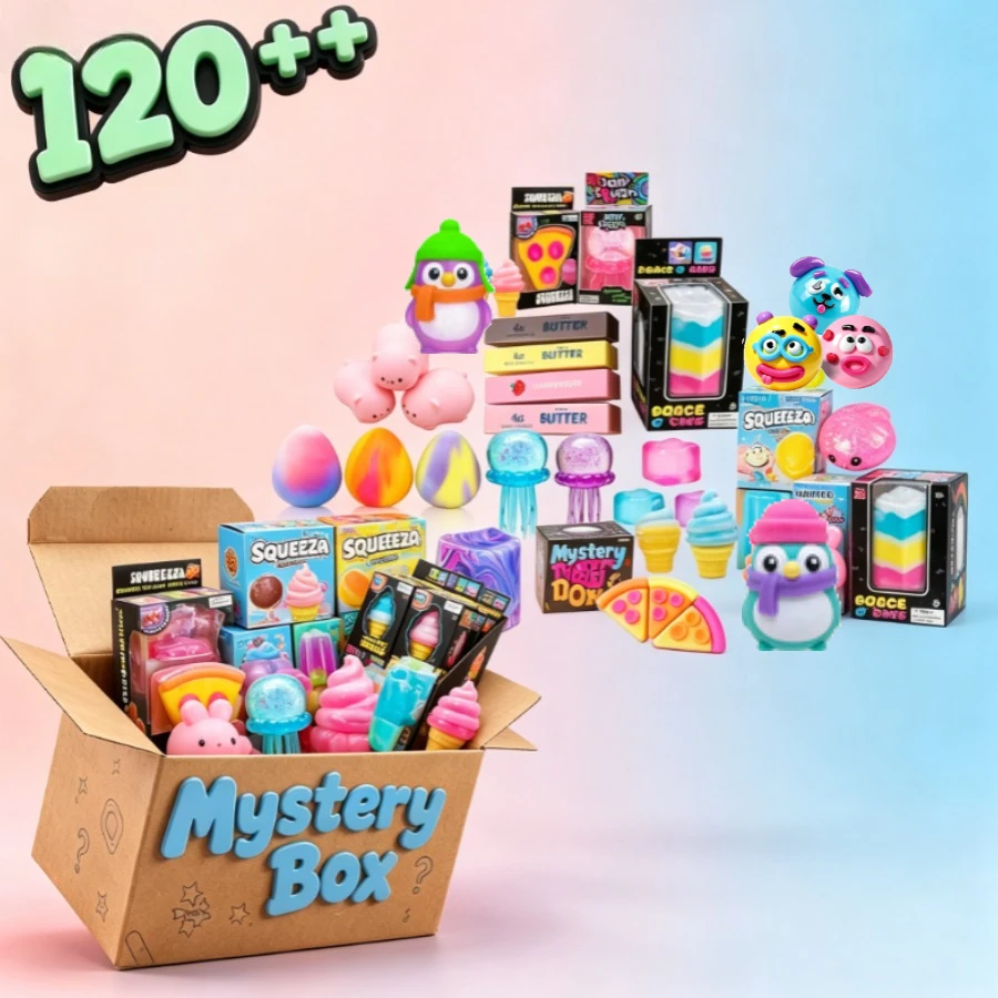 2026 New Mystery Box Squish Fidget Toy, 1 Random Squeeze Toy Selected from 120+ Assorted Cute Styles, Soft Jelly Sensory Toy, Perfect Kids Party Favor Gift
2026 New Mystery Box Squish Fidget Toy, 1 Random Squeeze Toy Selected from 120+ Assorted Cute Styles, Soft Jelly Sensory Toy, Perfect Kids Party Favor Gift