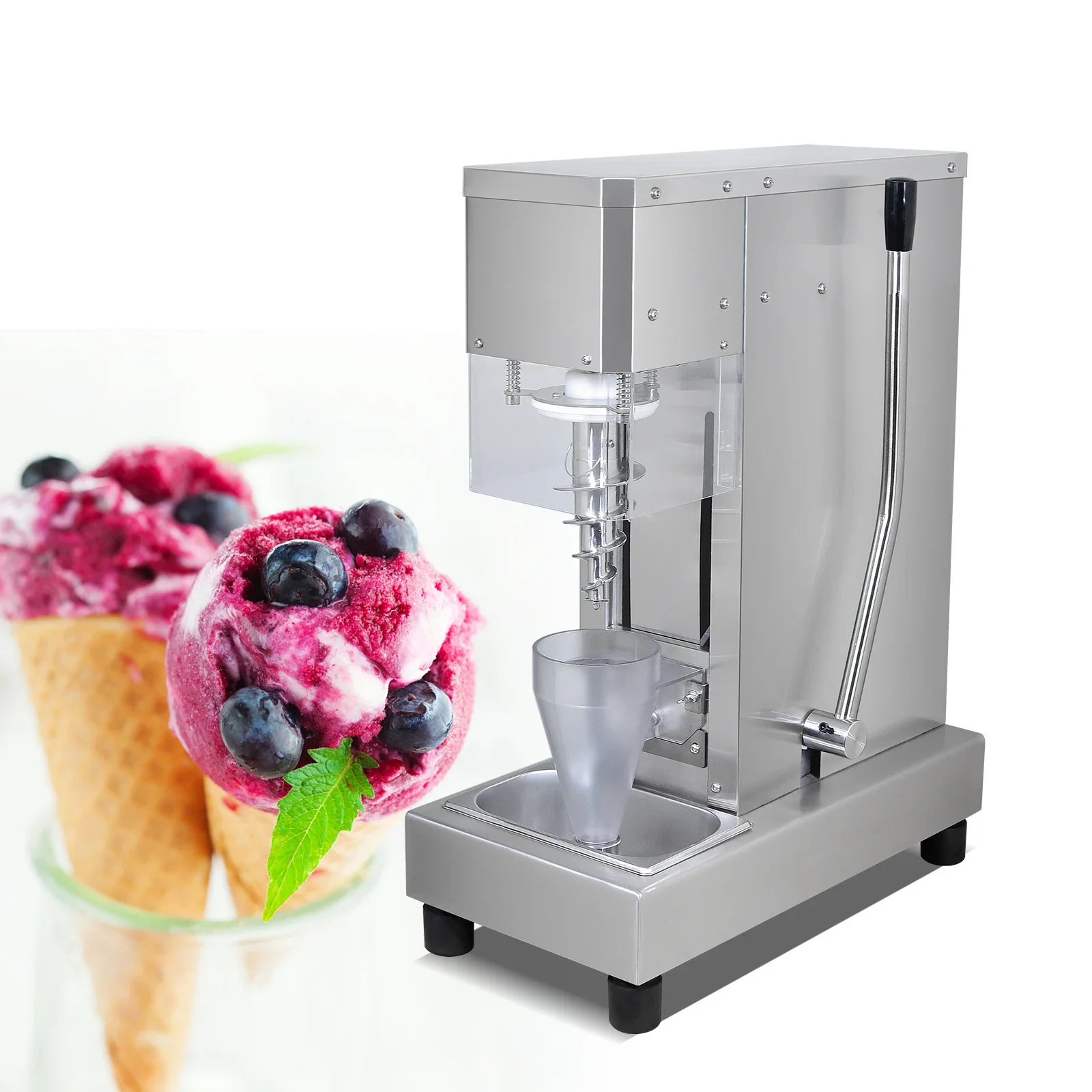Kolice China factory Yogurt Ice Cream Blender/Fruit Ice Cream Machine/Swirl Freeze Ice Cream Machine
Kolice China factory Yogurt Ice Cream Blender/Fruit Ice Cream Machine/Swirl Freeze Ice Cream Machine