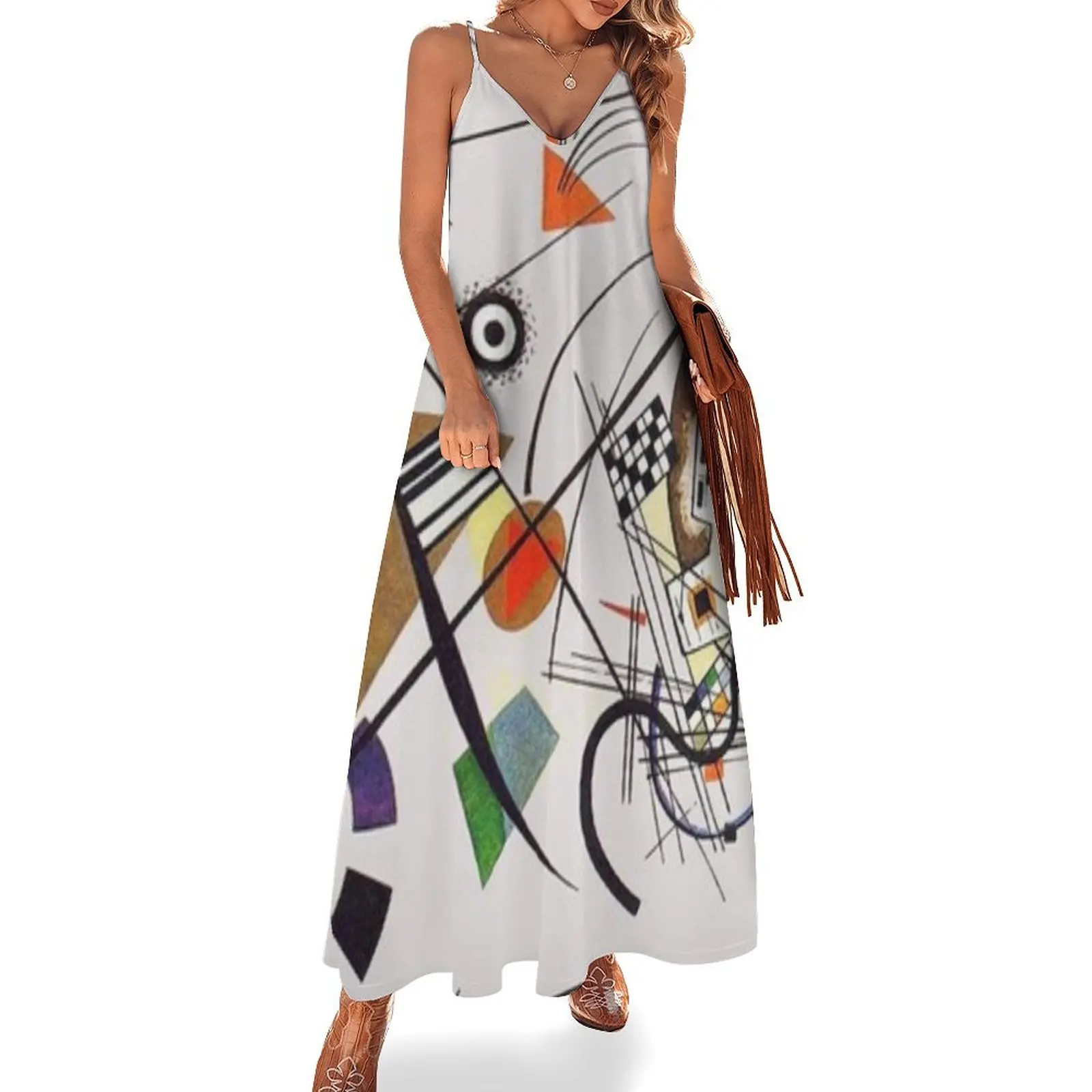 Transverse Lines 1923 painting by Russian abstract artist Wassily Kandinsky Sleeveless Dress sensual sexy dress for women Dress
Transverse Lines 1923 painting by Russian abstract artist Wassily Kandinsky Sleeveless Dress sensual sexy dress for women Dress