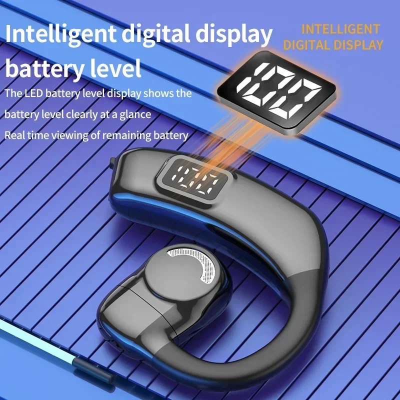 For Driving Audifonos Wireless Bluetooth Headphones Bone Conduction Earphones With Microphone Handsfree Noise Canceling Headset
For Driving Audifonos Wireless Bluetooth Headphones Bone Conduction Earphones With Microphone Handsfree Noise Canceling Headset