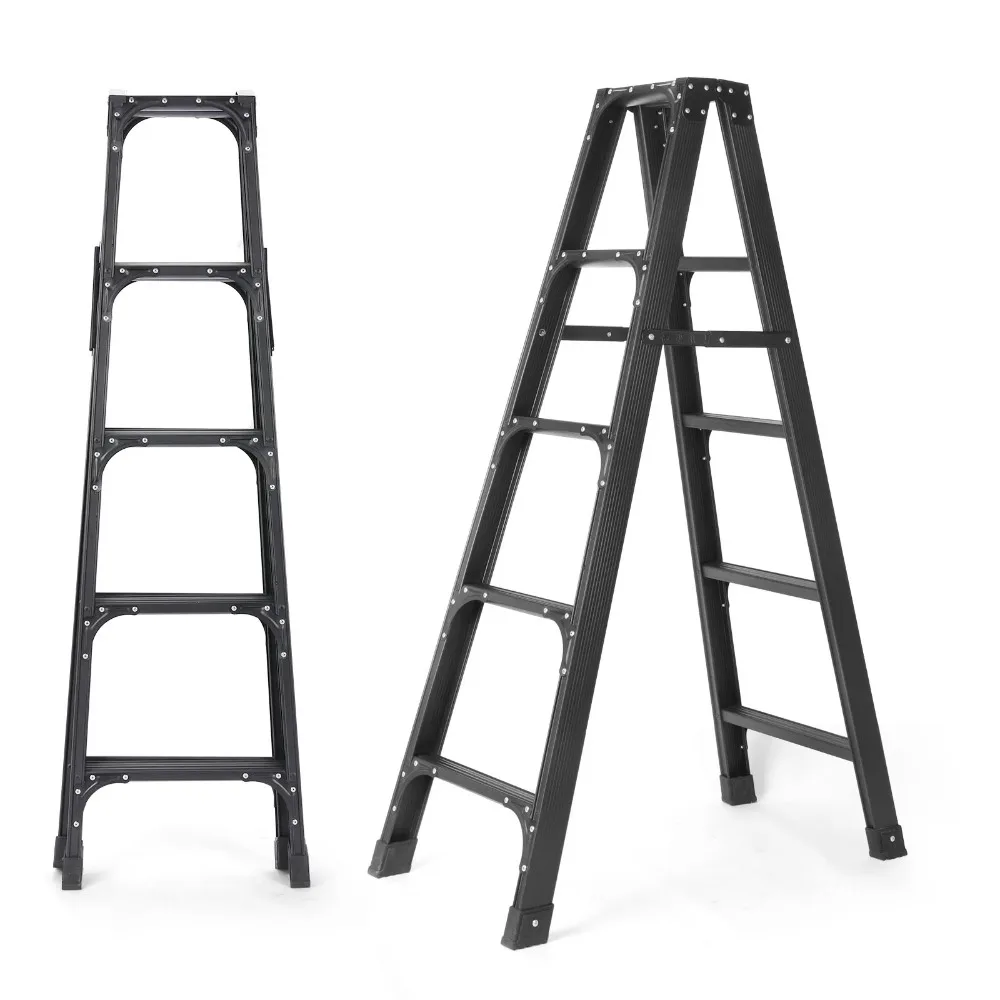 Household foldable telescopic indoor multifunctional thickened double-sided ladder with herringbone ladder
Household foldable telescopic indoor multifunctional thickened double-sided ladder with herringbone ladder