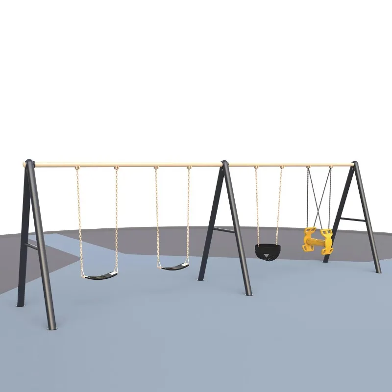 Kids Metal Outdoor Playground Swing with 4 Seats
Kids Metal Outdoor Playground Swing with 4 Seats