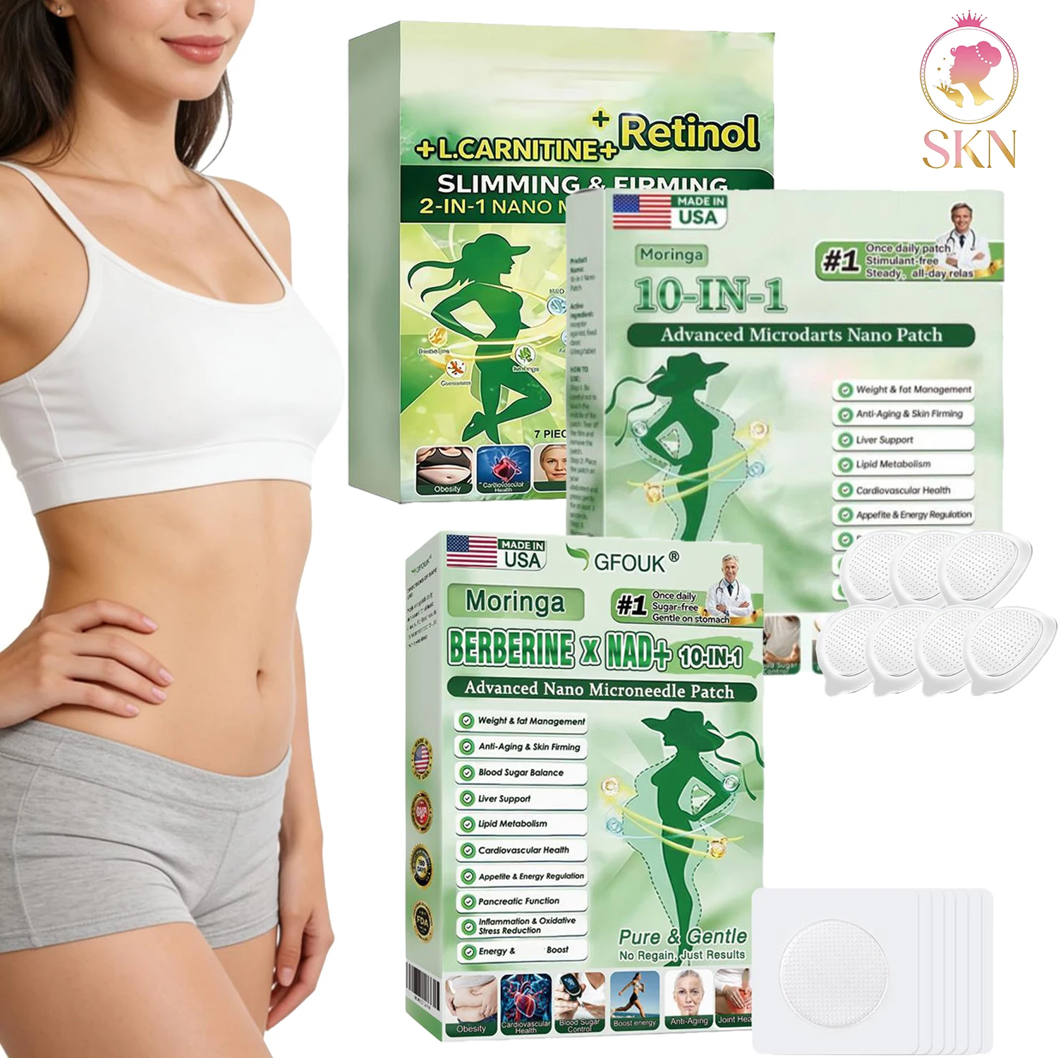 Advanced Nano Microdarts Patch Stickrs Herbal Skin Patch Gentle Natural Formula Weight Management Support Daily Body Care
Advanced Nano Microdarts Patch Stickrs Herbal Skin Patch Gentle Natural Formula Weight Management Support Daily Body Care