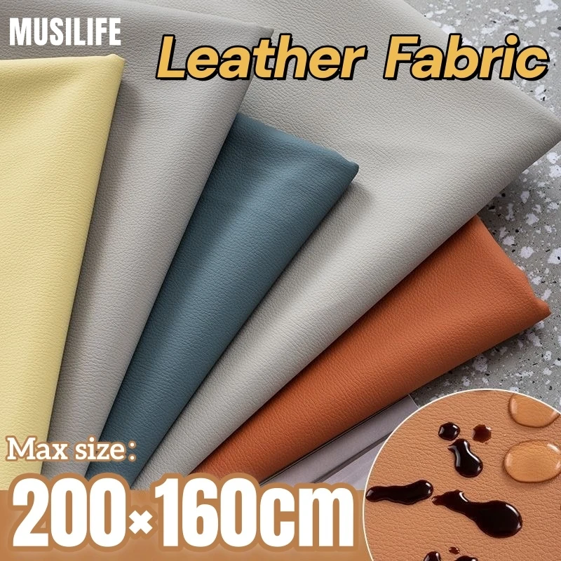 Soft Solid Color Faux Leather Patch Upholstery Fabric for Car DIY Craft Leatherette Sewing Material for Sofa Car Seat Renovation
Soft Solid Color Faux Leather Patch Upholstery Fabric for Car DIY Craft Leatherette Sewing Material for Sofa Car Seat Renovation