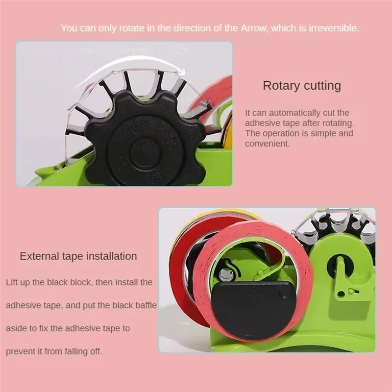 Premium-Semi-Automatic Tape Dispenser Multi-Roll Cutting Reusable Thermal Tape Dispenser For Thermal Transfer Tape
Premium-Semi-Automatic Tape Dispenser Multi-Roll Cutting Reusable Thermal Tape Dispenser For Thermal Transfer Tape