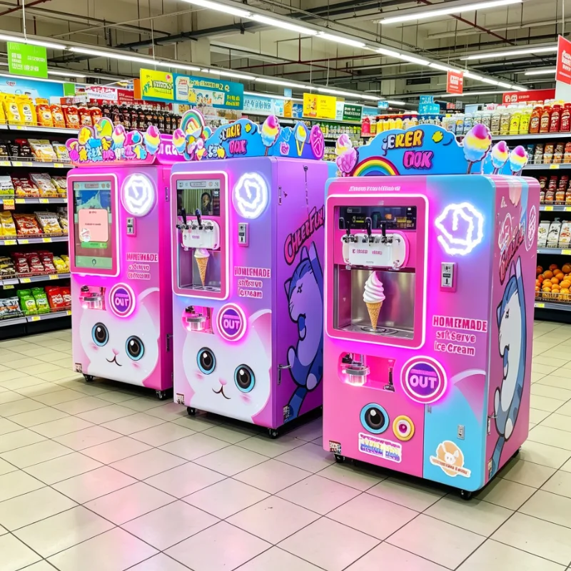 Customized LCD Display Ice Cream Maker Timer Setting Quick Freeze Large Capacity Stainless Steel Commercial Machine
Customized LCD Display Ice Cream Maker Timer Setting Quick Freeze Large Capacity Stainless Steel Commercial Machine