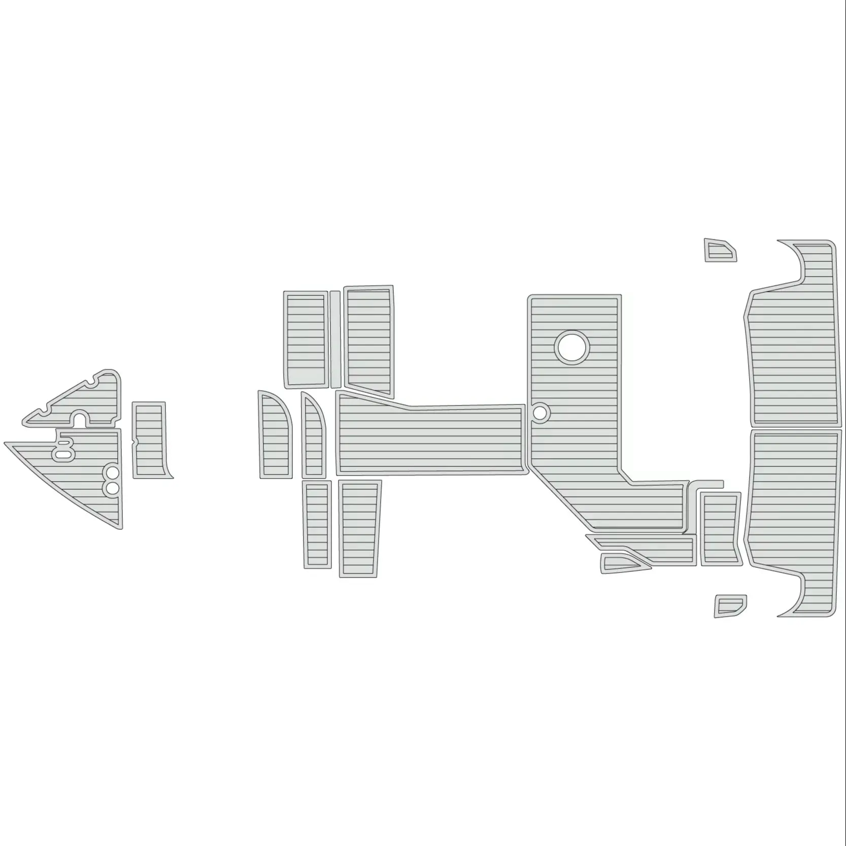 2020 Regal 26 Express EVA Teak Deck Mat Cruise Deck Waterproof Floor Mat Self Adhesive Cruise Swimming Platform Cockpit Mat 
2020 Regal 26 Express EVA Teak Deck Mat Cruise Deck Waterproof Floor Mat Self Adhesive Cruise Swimming Platform Cockpit Mat