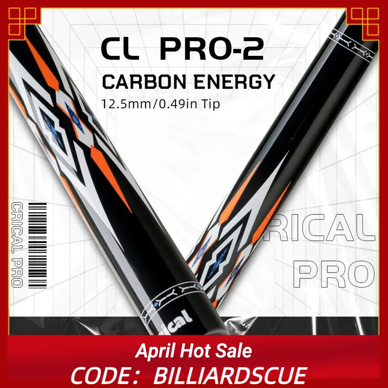 CRICAL Carbon Fiber Pool Cue Stick 58" Billiard Cue Sticks Professional Low Deflection Pool Sticks with 3/8 * 8 Pin Joint and 12
CRICAL Carbon Fiber Pool Cue Stick 58" Billiard Cue Sticks Professional Low Deflection Pool Sticks with 3/8 * 8 Pin Joint and 12