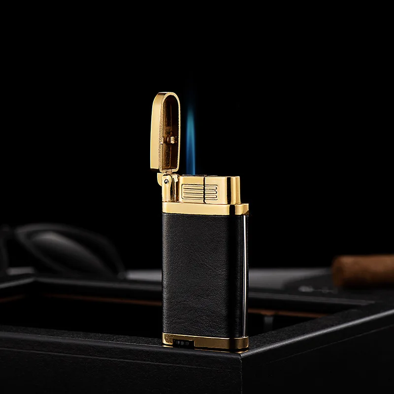 New Flip Press Ignition Metal Leather Windproof Lighter Personalized Creative Direct Flush Cigarette Lighter Smoking Accessories
New Flip Press Ignition Metal Leather Windproof Lighter Personalized Creative Direct Flush Cigarette Lighter Smoking Accessories