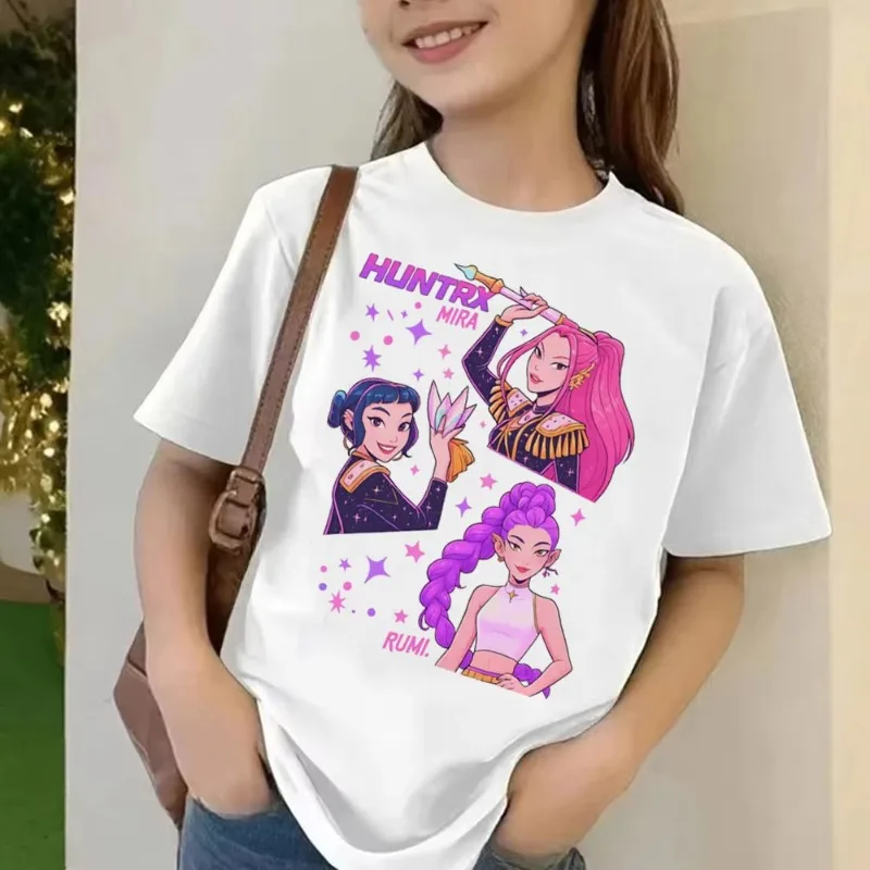 Лидер продаж 2025 года, женская одежда Kpop Demon Hunter, футболка с короткими рукавами и 3D принтом, дышащий, быстросохнущий, свободный, удобный топ 
Лидер продаж 2025 года, женская одежда Kpop Demon Hunter, футболка с короткими рукавами и 3D принтом, дышащий, быстросохнущий, свободный, удобный топ