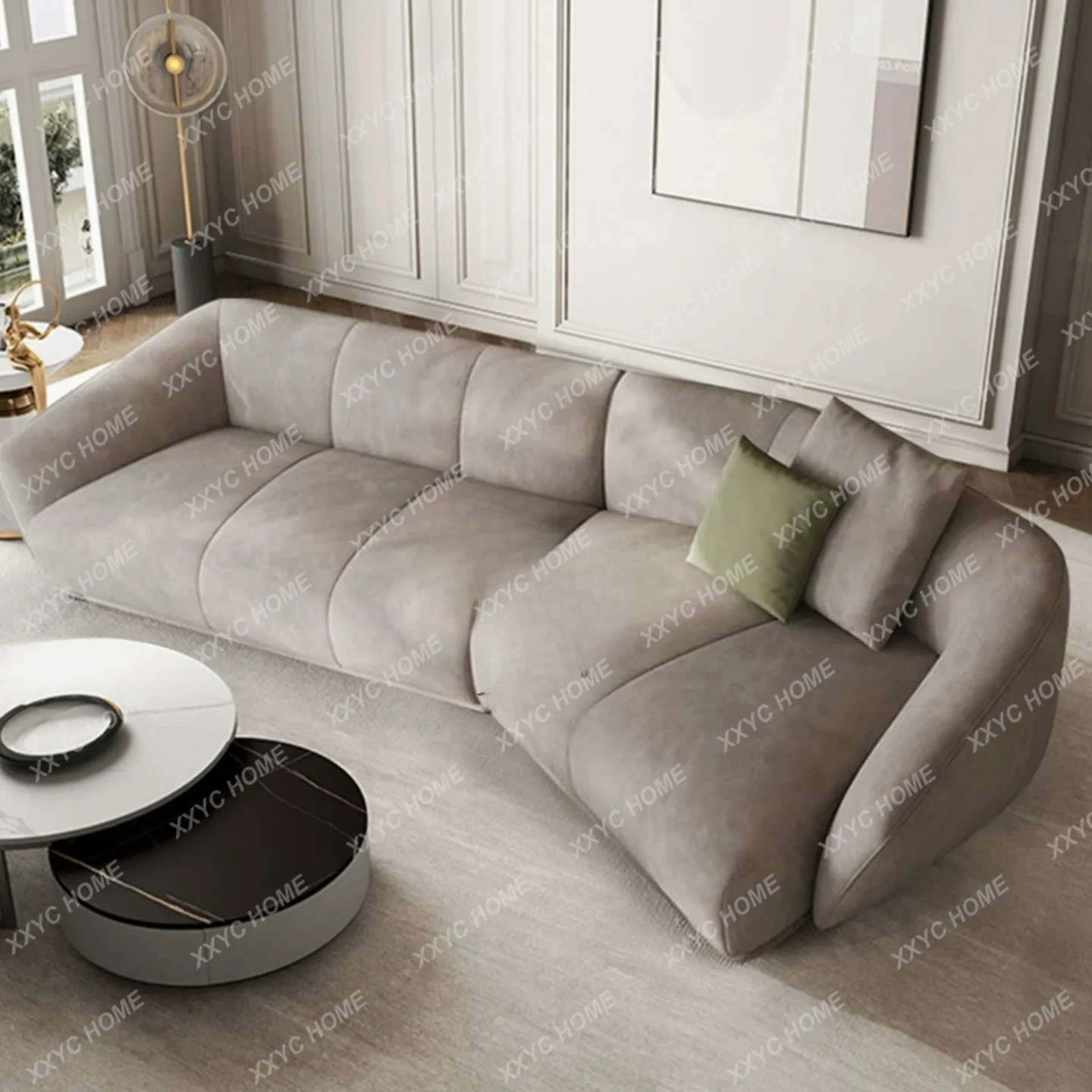 modern living room reception model room fabric sofa size apartment light luxury special-shaped
modern living room reception model room fabric sofa size apartment light luxury special-shaped