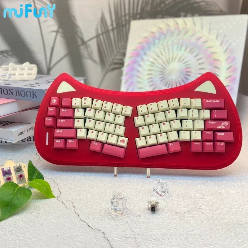 MiFuny Alice67 Wired Mechanical Keyboard Kit Cat Cute Customized Hot Swap Single-Mode DIY Custom Acrylic Office Gaming Keyboards
MiFuny Alice67 Wired Mechanical Keyboard Kit Cat Cute Customized Hot Swap Single-Mode DIY Custom Acrylic Office Gaming Keyboards