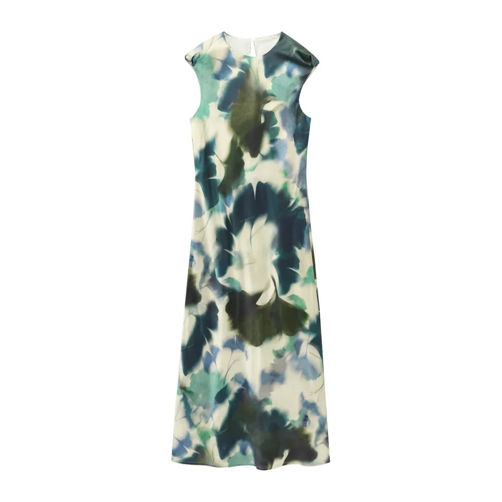 2025 BM MD ZA Women's Sleeveless Floral - Patterned Midi Dress in Teal and White Stylish and Elegant Attire
2025 BM MD ZA Women's Sleeveless Floral - Patterned Midi Dress in Teal and White Stylish and Elegant Attire