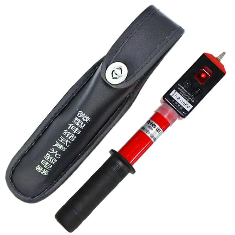 Household Voltage Tester 0.2-10KV Telescopic Electrical High and Low Voltage Detector Pen, Sound & LED Flashlight Buzzer Alarm
Household Voltage Tester 0.2-10KV Telescopic Electrical High and Low Voltage Detector Pen, Sound & LED Flashlight Buzzer Alarm