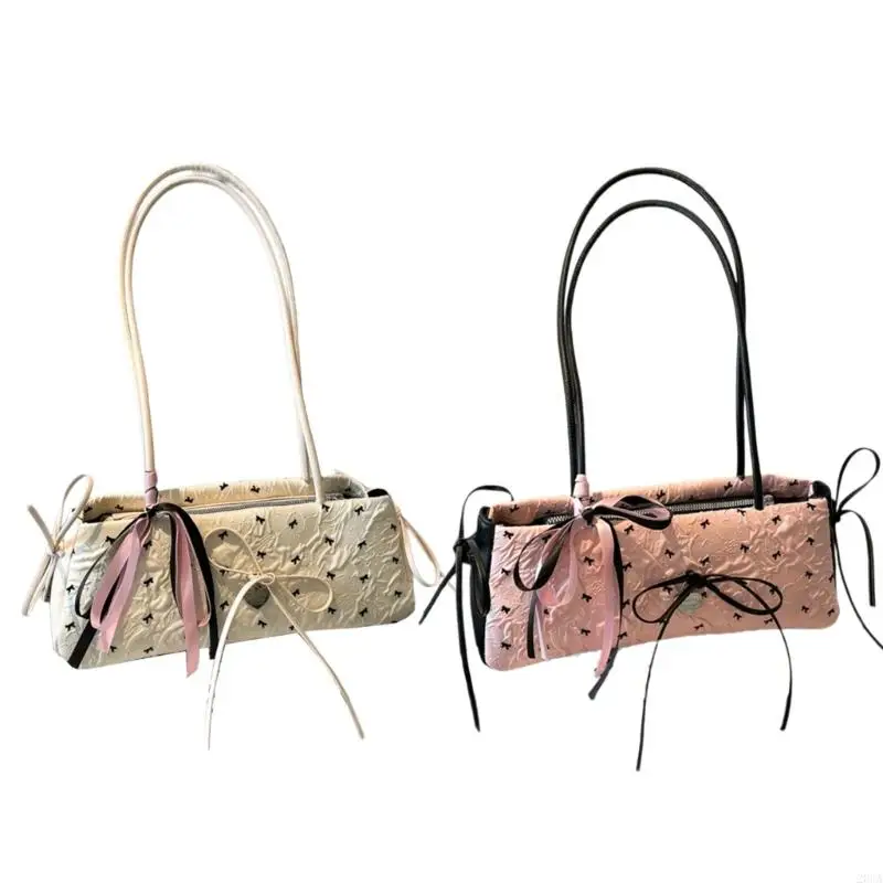 Womens Shoulder Bag PU Leather Armpit Bag Lovely Bows Handbag for Everyday 20CA
Womens Shoulder Bag PU Leather Armpit Bag Lovely Bows Handbag for Everyday 20CA