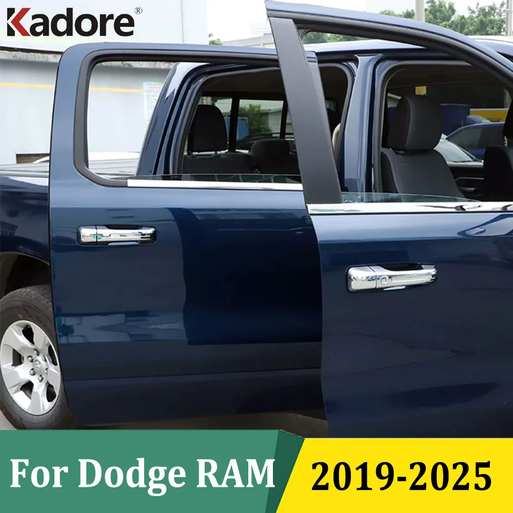 For Dodge RAM 2019 2020 2021 2022 2023 2024 2025 ABS Chrome Side Door Handle Cover Trims Frame Exterior Car Styling Accessories
For Dodge RAM 2019 2020 2021 2022 2023 2024 2025 ABS Chrome Side Door Handle Cover Trims Frame Exterior Car Styling Accessories