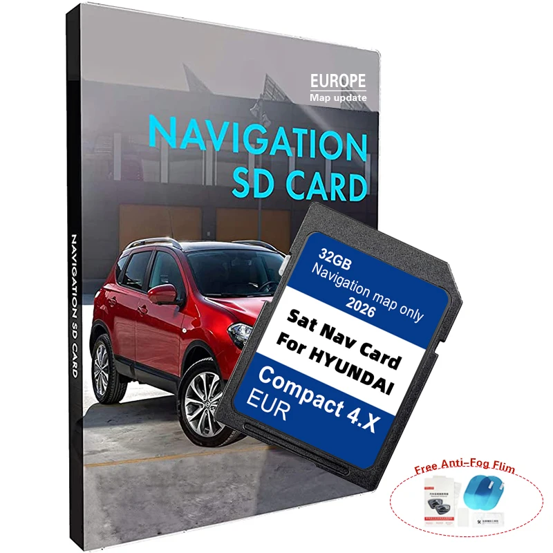 Latest 2026 Update Navigation GEN4 SD Card Europe Map Compact 4.X for Hyundai H350 i40 2014-2017 Car
Latest 2026 Update Navigation GEN4 SD Card Europe Map Compact 4.X for Hyundai H350 i40 2014-2017 Car
