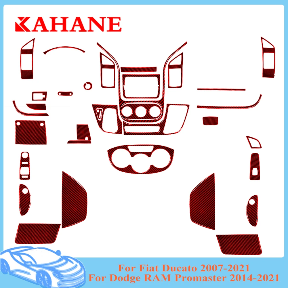 For Fiat Ducato 2007-2021/Dodge RAM Promaster 2014-2021 Red Interior Mouldings Car Carbon Fiber Stickers Decorative Accessories
For Fiat Ducato 2007-2021/Dodge RAM Promaster 2014-2021 Red Interior Mouldings Car Carbon Fiber Stickers Decorative Accessories