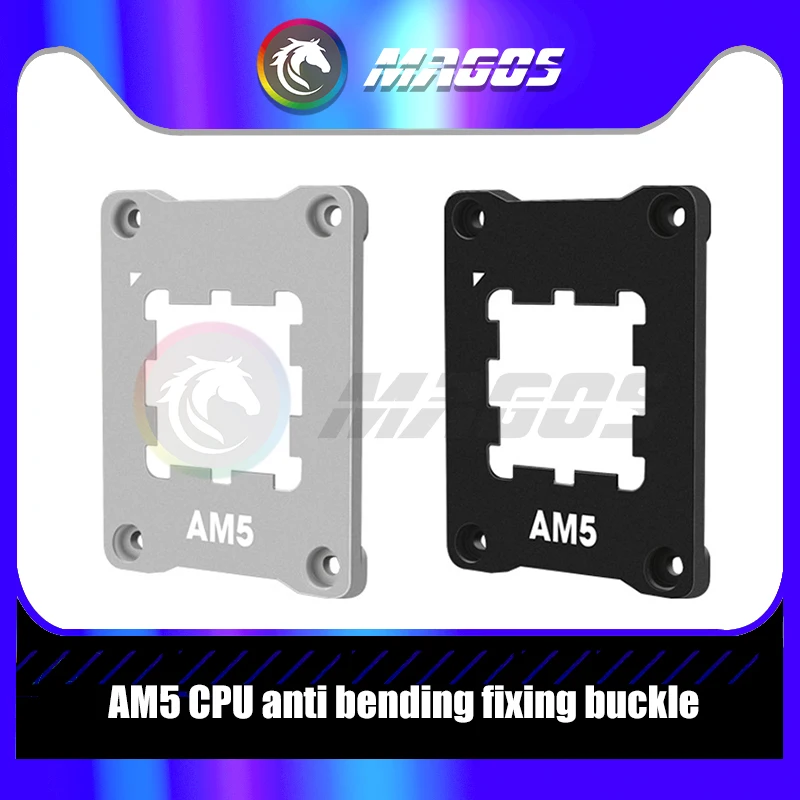 Computer CPU Anti-bending Frame for AM5 AMD Platform, CPU Mounting Corrector Armor, Black/Silver Buckle
Computer CPU Anti-bending Frame for AM5 AMD Platform, CPU Mounting Corrector Armor, Black/Silver Buckle