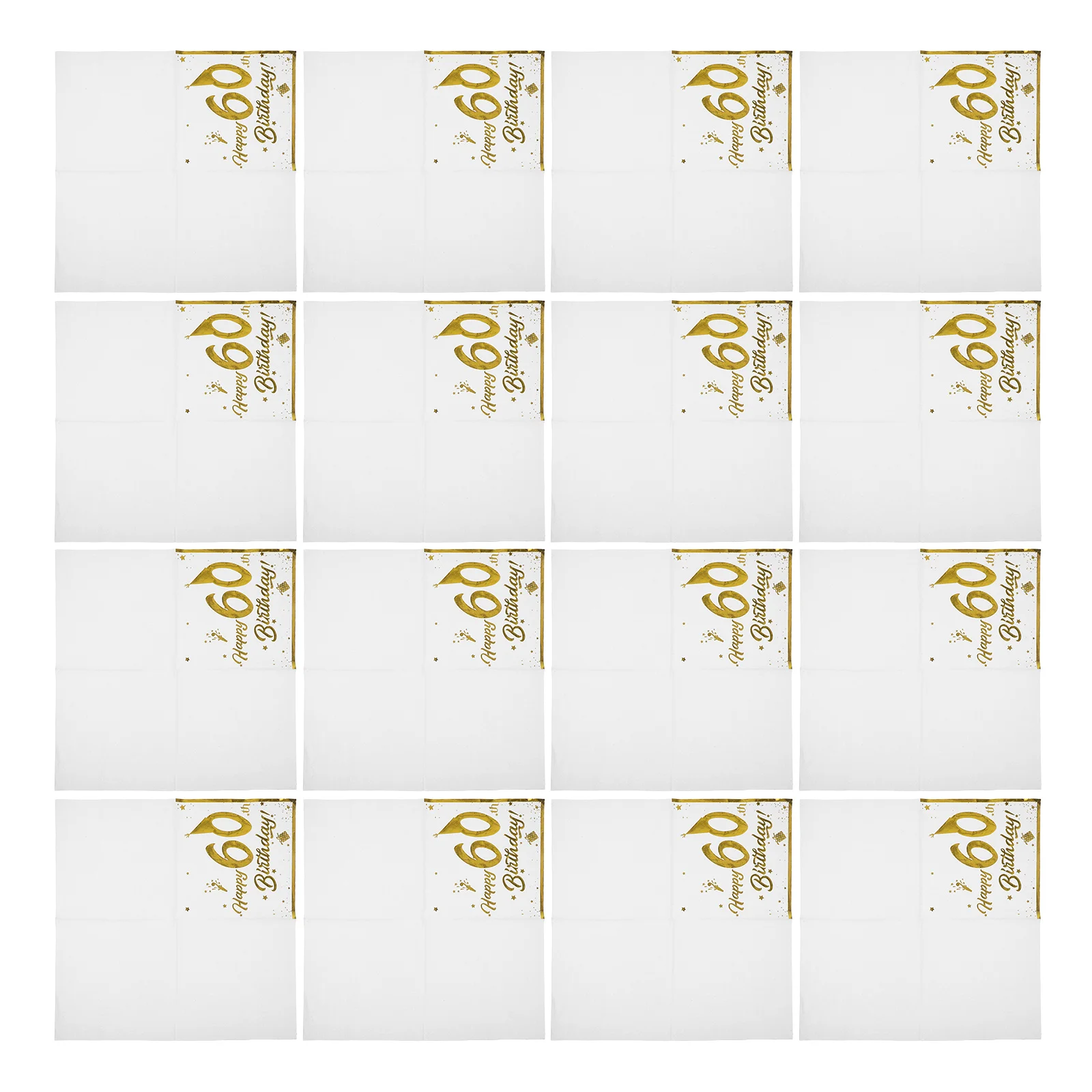 40pcs Gold Stitched Birthday Napkins Soft High Absorbency Disposable Party Paper For 60th Celebration Elegant Large Cocktail
40pcs Gold Stitched Birthday Napkins Soft High Absorbency Disposable Party Paper For 60th Celebration Elegant Large Cocktail