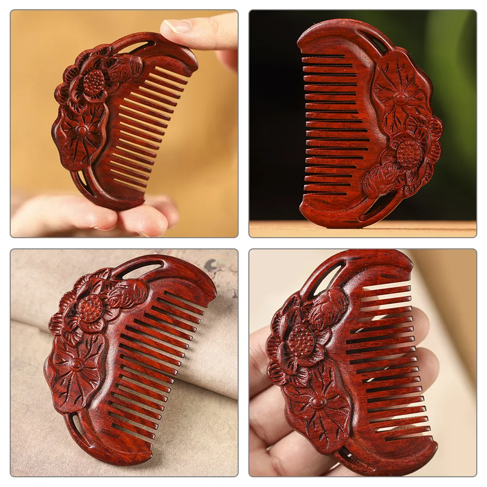 Wooden Wide Tooth Comb Purple Sandalwood Soft Smooth Texture Scalp Massage Hair Detangler No Static Travel Hair Comb Women Men
Wooden Wide Tooth Comb Purple Sandalwood Soft Smooth Texture Scalp Massage Hair Detangler No Static Travel Hair Comb Women Men