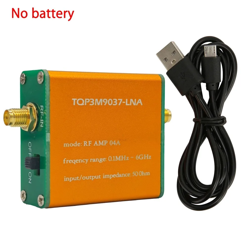 0.1MHz To 6GHz Low Noise Amplifier Boost Signal Quality Wide Frequency RF Amplifier Module Yellow RF AMP 04A Preamplifier Module
0.1MHz To 6GHz Low Noise Amplifier Boost Signal Quality Wide Frequency RF Amplifier Module Yellow RF AMP 04A Preamplifier Module