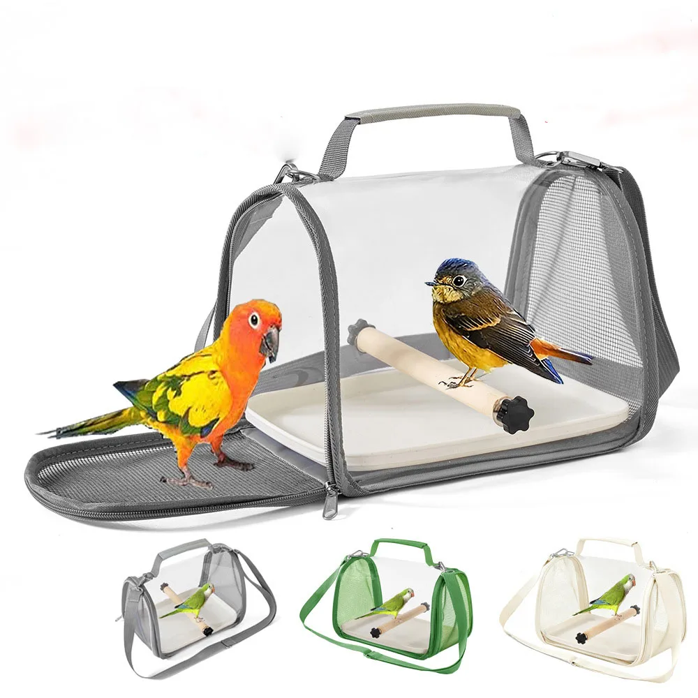 Portable Bird Travel Bag With Stand & Removable straps Breathable design Suitable Bird Window for Small Pets and Birds Parrots
Portable Bird Travel Bag With Stand & Removable straps Breathable design Suitable Bird Window for Small Pets and Birds Parrots