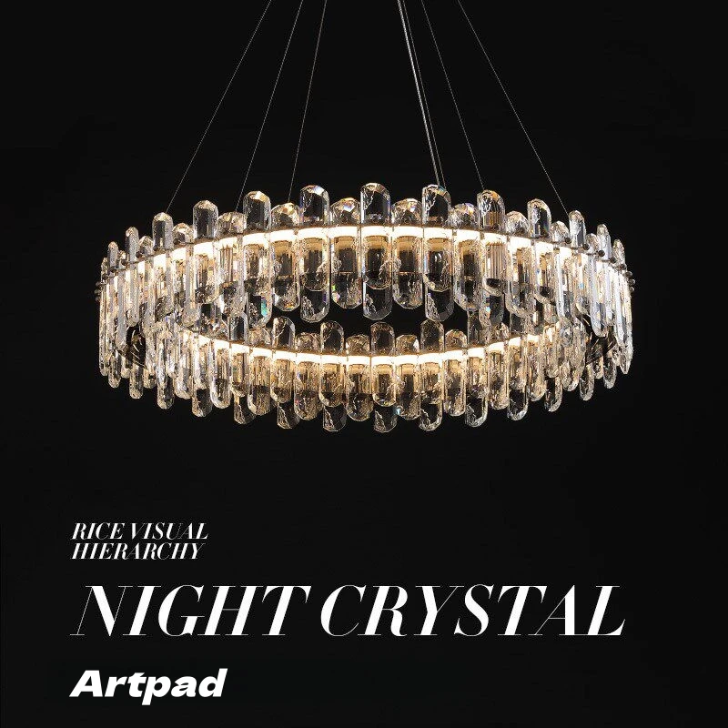 Luxury Round Crystal Chandelier for Bedroom Living Room Vila French Modern LED Crystal Pendant Lights Dining Room Bar Kitchen
Luxury Round Crystal Chandelier for Bedroom Living Room Vila French Modern LED Crystal Pendant Lights Dining Room Bar Kitchen