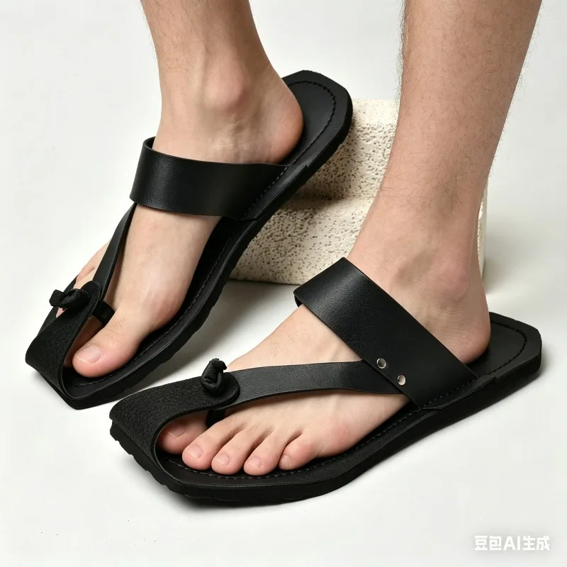 Hot Sell Stylish Men Slippers Fashion Leather Flip Flops Simple Summer Man Half Drag Leisure Walk Slides Man Wading Aqua Shoes
Hot Sell Stylish Men Slippers Fashion Leather Flip Flops Simple Summer Man Half Drag Leisure Walk Slides Man Wading Aqua Shoes